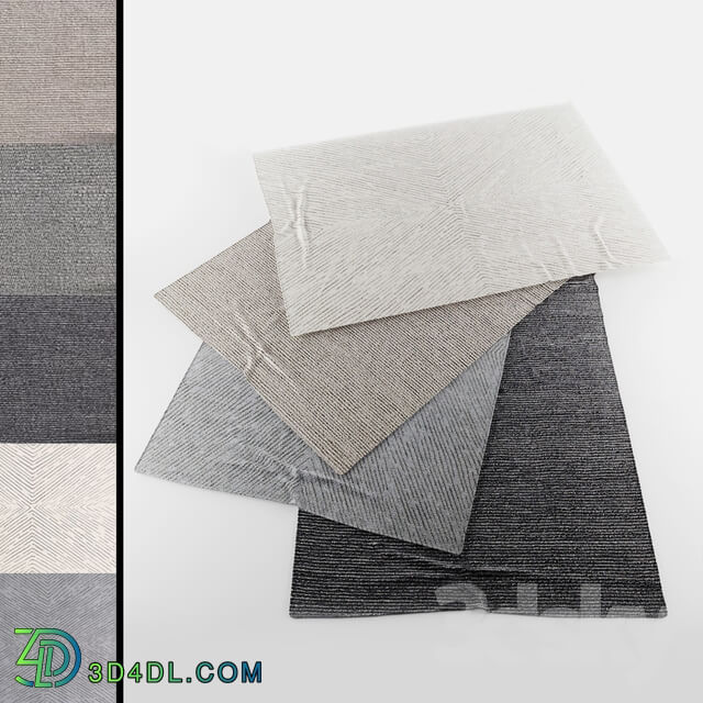 Collection of realistic carpets RH Performance setta and tollo Rug