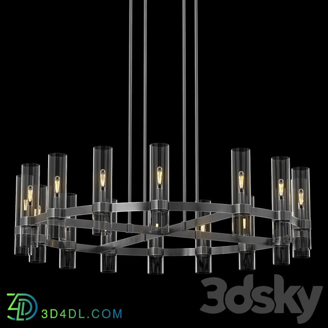 RAVELLE ROUND CHANDELIER 48 Pendant light 3D Models