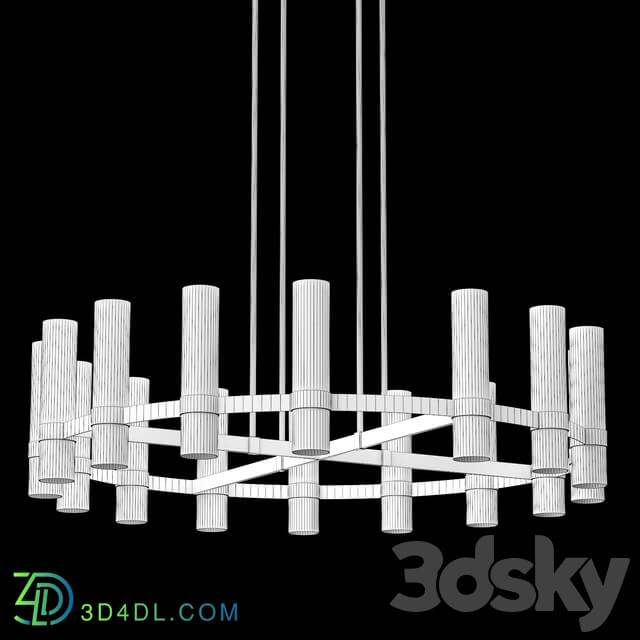 RAVELLE ROUND CHANDELIER 48 Pendant light 3D Models
