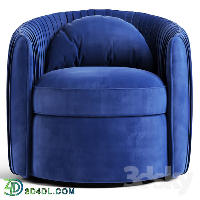 Fantasia Indigo Swivel Armchair