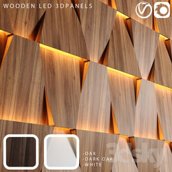 Other decorative objects Wooden led panels 