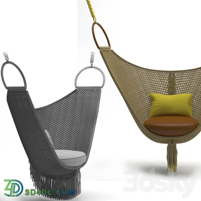 Swing LouisVuitton Swing Chair By Patricia Urquiola Other 3D Models