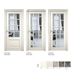 Laban Interior doors. Series Baguette X English grille.  