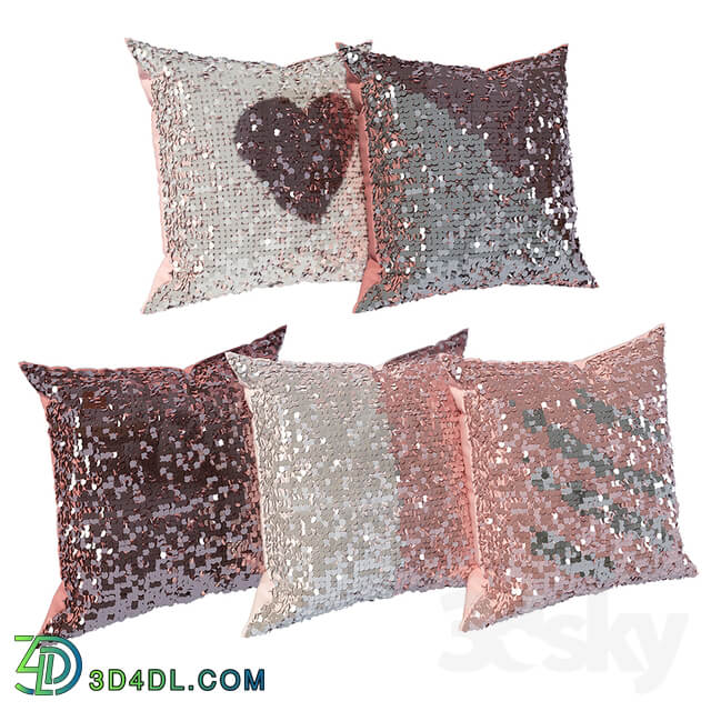 Shiny pillows