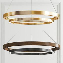 Grace ring chandelier Pendant light 3D Models 
