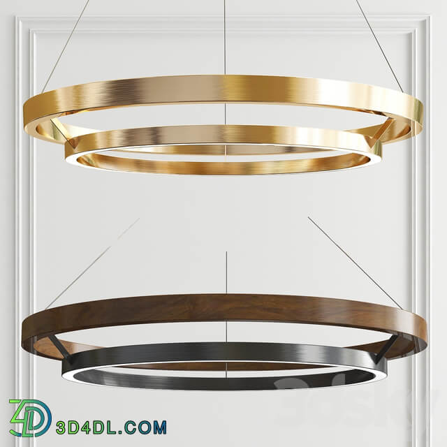 Grace ring chandelier Pendant light 3D Models