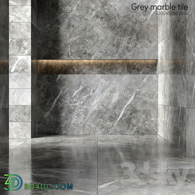 Gray marble tiles 2