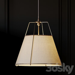 CONICAL DRUM PENDANT 2 Variants Pendant light 3D Models 