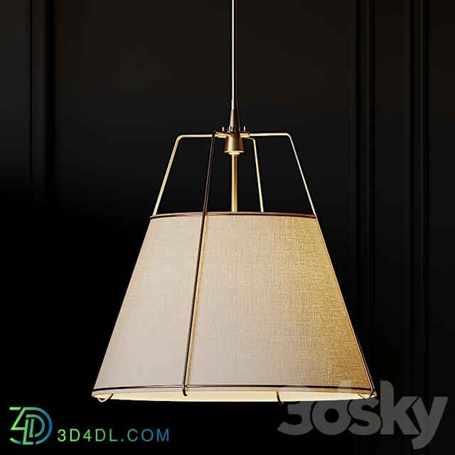 CONICAL DRUM PENDANT 2 Variants Pendant light 3D Models