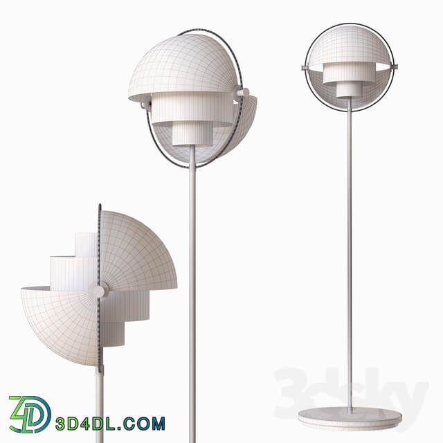 Multi Lite Floor Lamp Gubi 3D Models