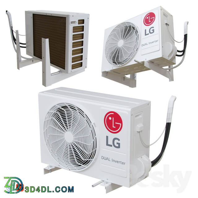 LG P12SP external air conditioning unit 