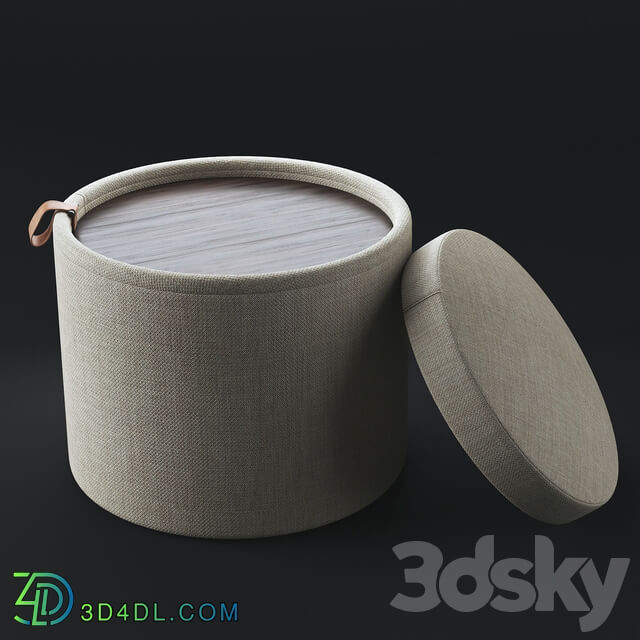 PILL Fabric pouf