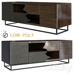 Sideboard Chest of drawer TV Stands Bellini Modern Living low poly  