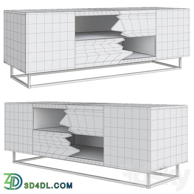 Sideboard Chest of drawer TV Stands Bellini Modern Living low poly 