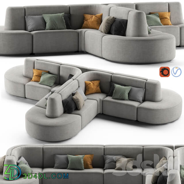 HMD INTERIORS Bistro Sofa 2