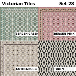 Topcer Victorian Tiles Set 28 