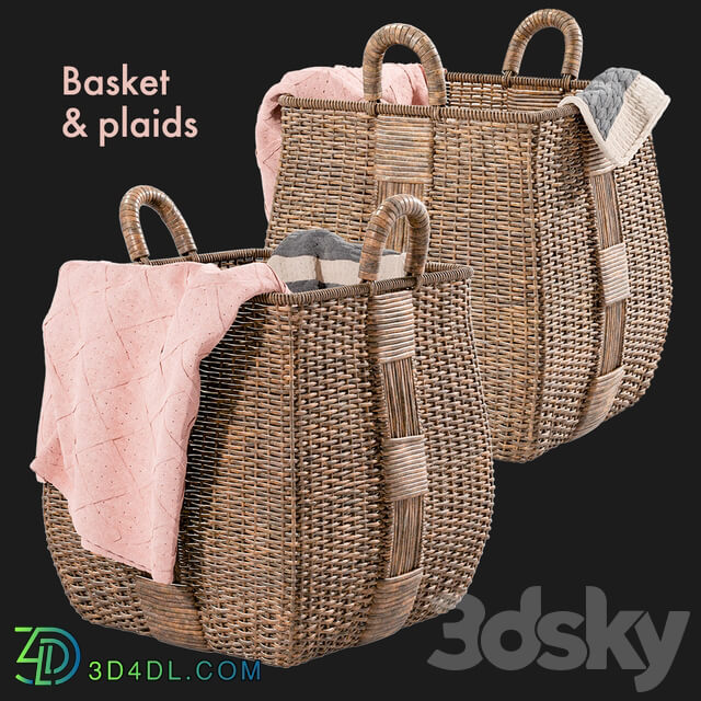 Basket Plaids Crate and Barrel