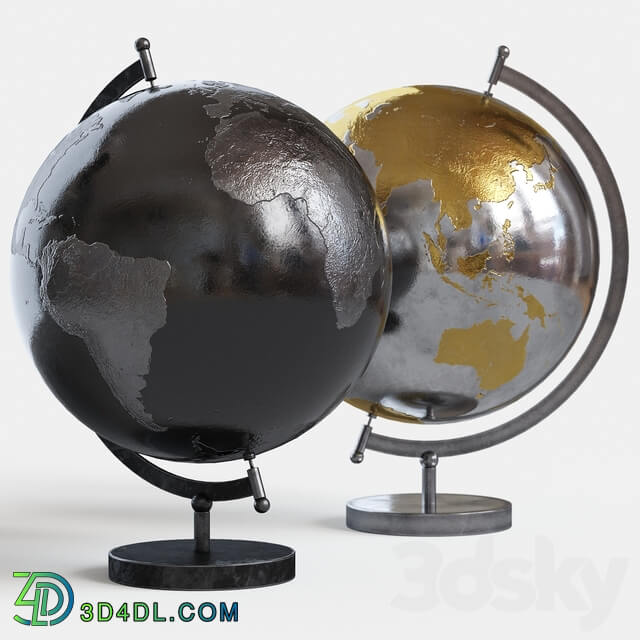 Metal globe