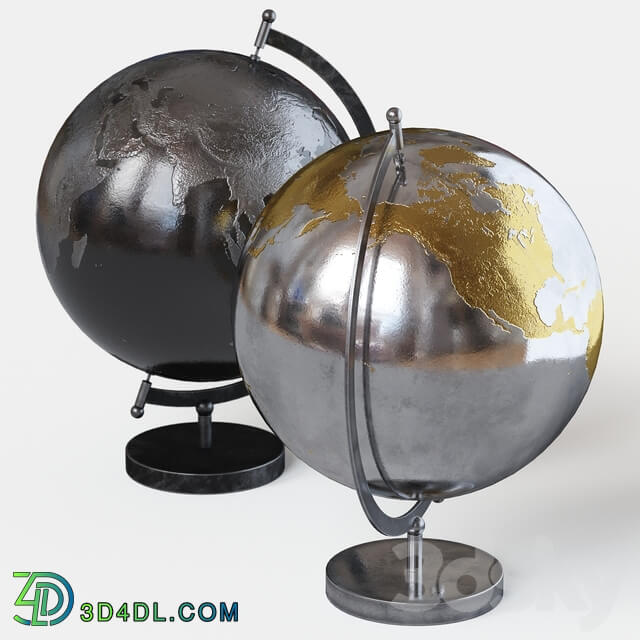 Metal globe