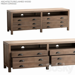Sideboard Chest of drawer Pottery barn ARCHITECTS RECLAIMED WOOD MEDIA CONSOLE 