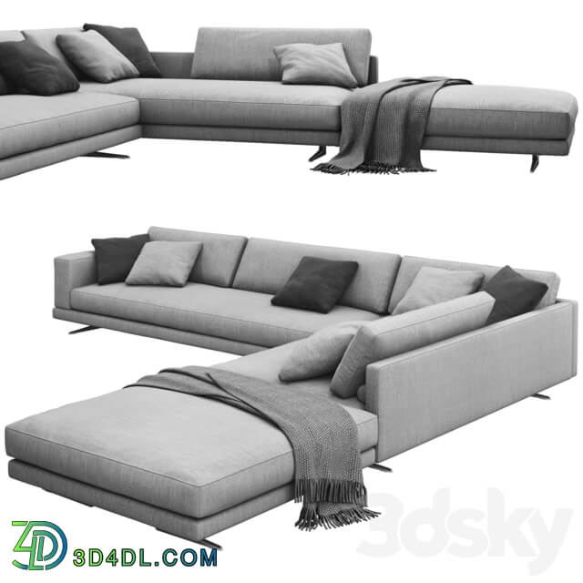 Poliform Mondrian corner sofa