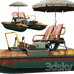 Catamaran Amber pedalo old 