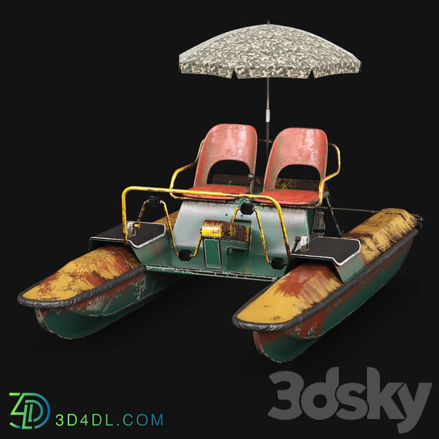 Catamaran Amber pedalo old