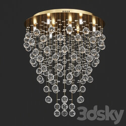 Maytoni 58591 Gold Ceiling lamp 3D Models 