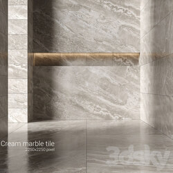 Cream marble tiles 3 