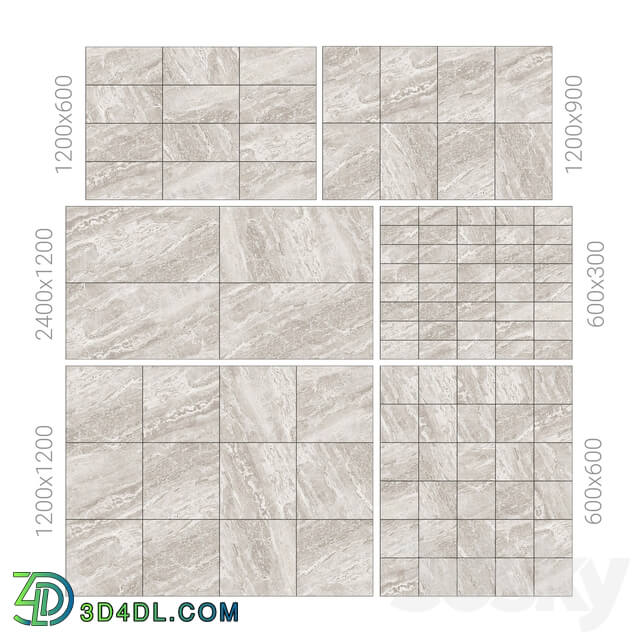Cream marble tiles 3