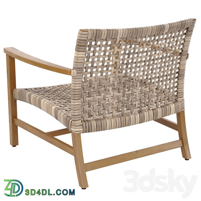 Isola Lounge Chair in Natural Finish