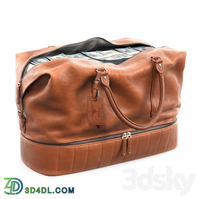 Bag Bentley Heritage Leather Holdall Other decorative objects 3D Models