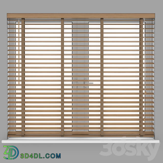 Wood blinds venetian