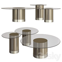 Reflex Tau Round Coffee Tables 3D Models 