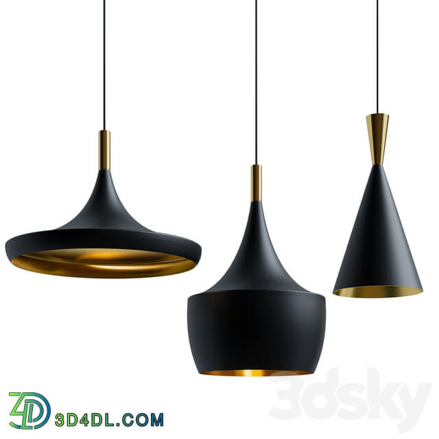 Hanging lamp set Pendant light 3D Models