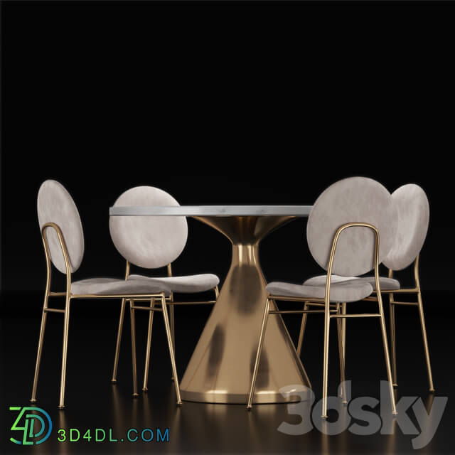 Table Chair West Elm Dining Set 1