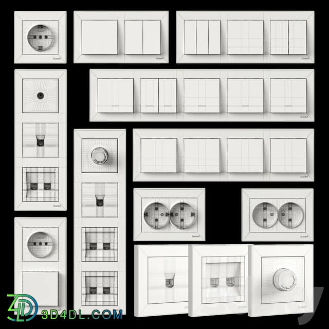 Miscellaneous Sockets and switches Lezard Rain