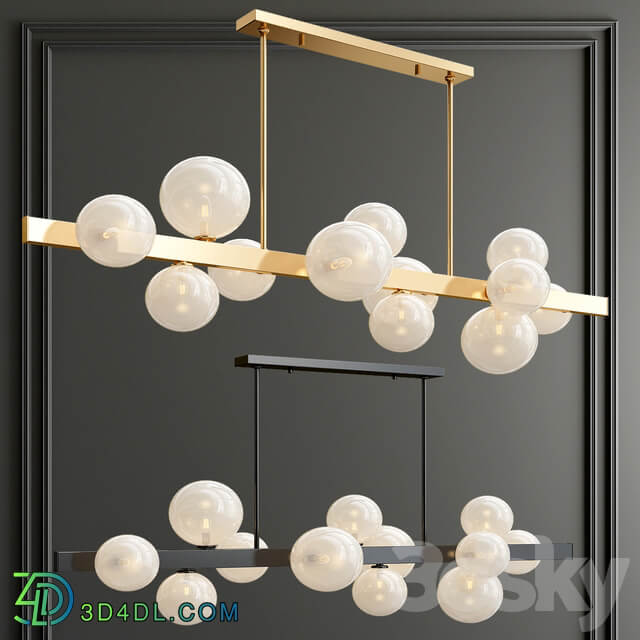 Hudson Valley Hinsdale Linear Suspension Pendant light 3D Models