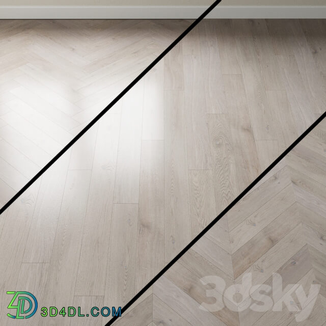 Parquet oak light Coswick. Inspire Chambord Wood 3D Models