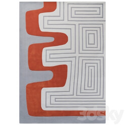 Meander Rug by Dare to Rug 