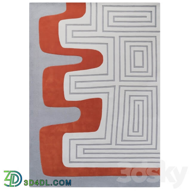 Meander Rug by Dare to Rug