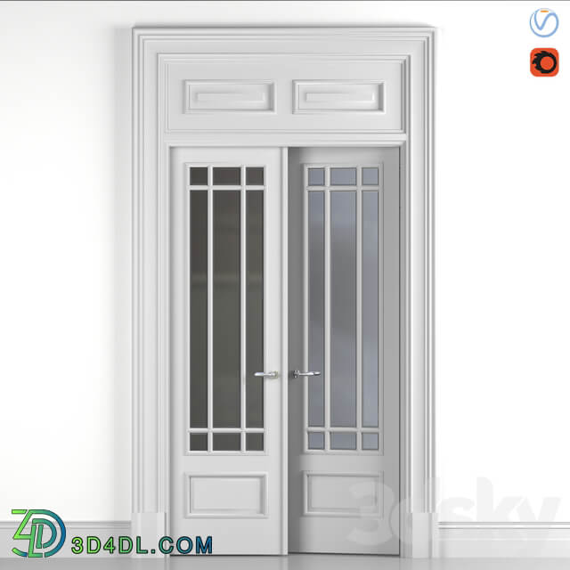 Classic glass door