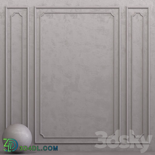 Stone Decorative plaster with molding 15