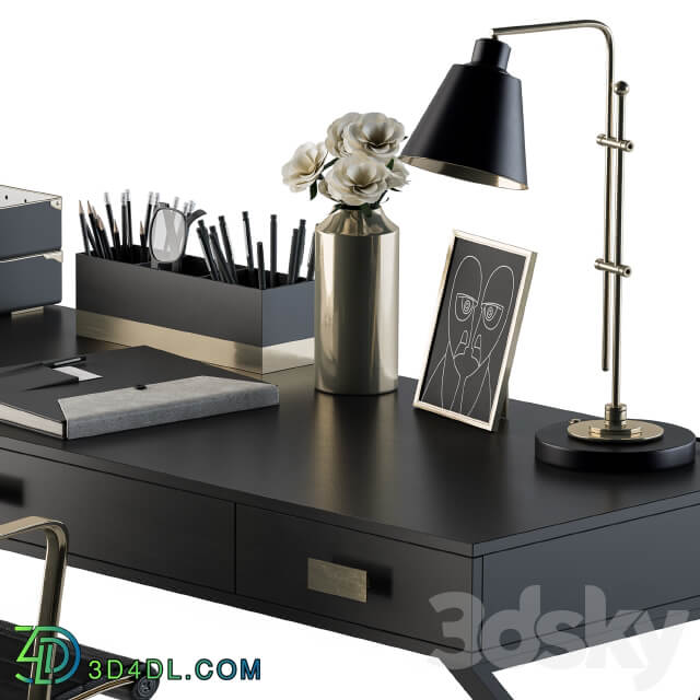 Office Black Gold Design