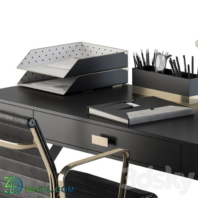 Office Black Gold Design