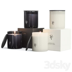 Slettvoll Glass Scented Candle Set 