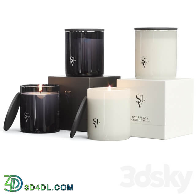Slettvoll Glass Scented Candle Set