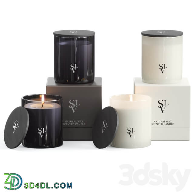 Slettvoll Glass Scented Candle Set