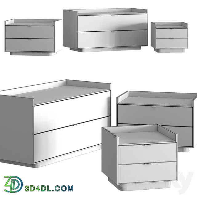 Sideboard Chest of drawer Minotti Darren Night Storage Units