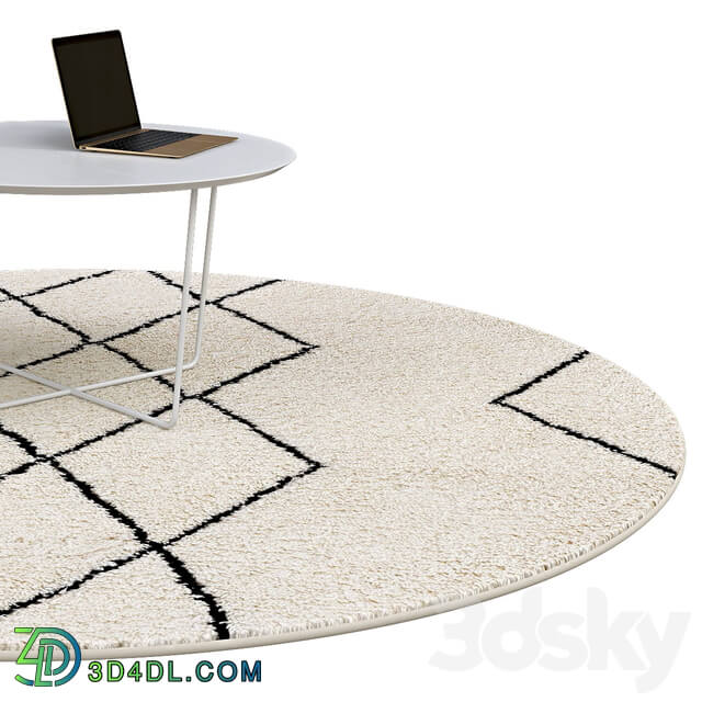 Circle rugs No. 009